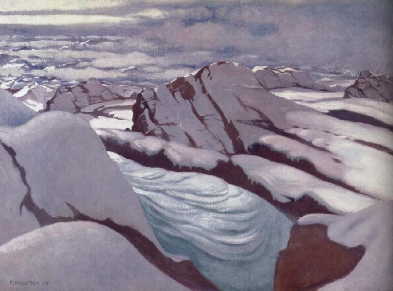 Felix Vallotton High Alps,Glacier and Snowy Peaks oil painting image